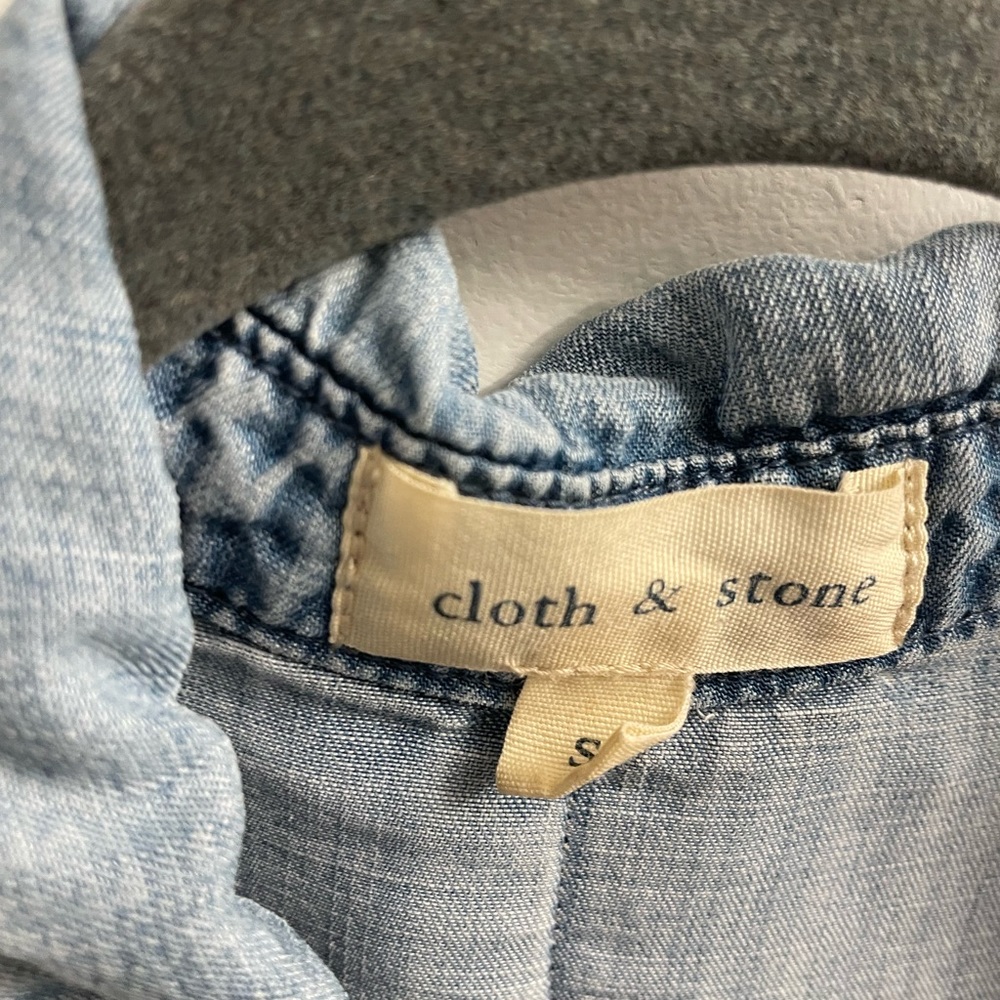 Cloth and stone soft denim button down s